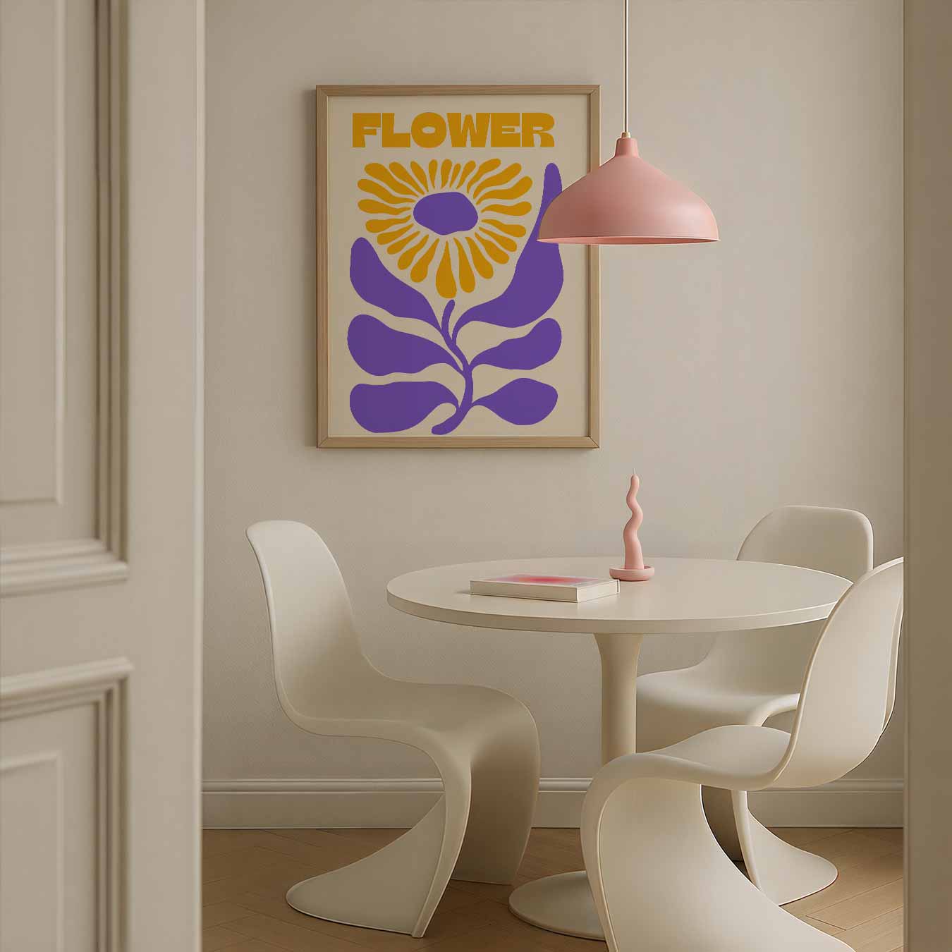 Vrolijke Bloemenkracht Poster