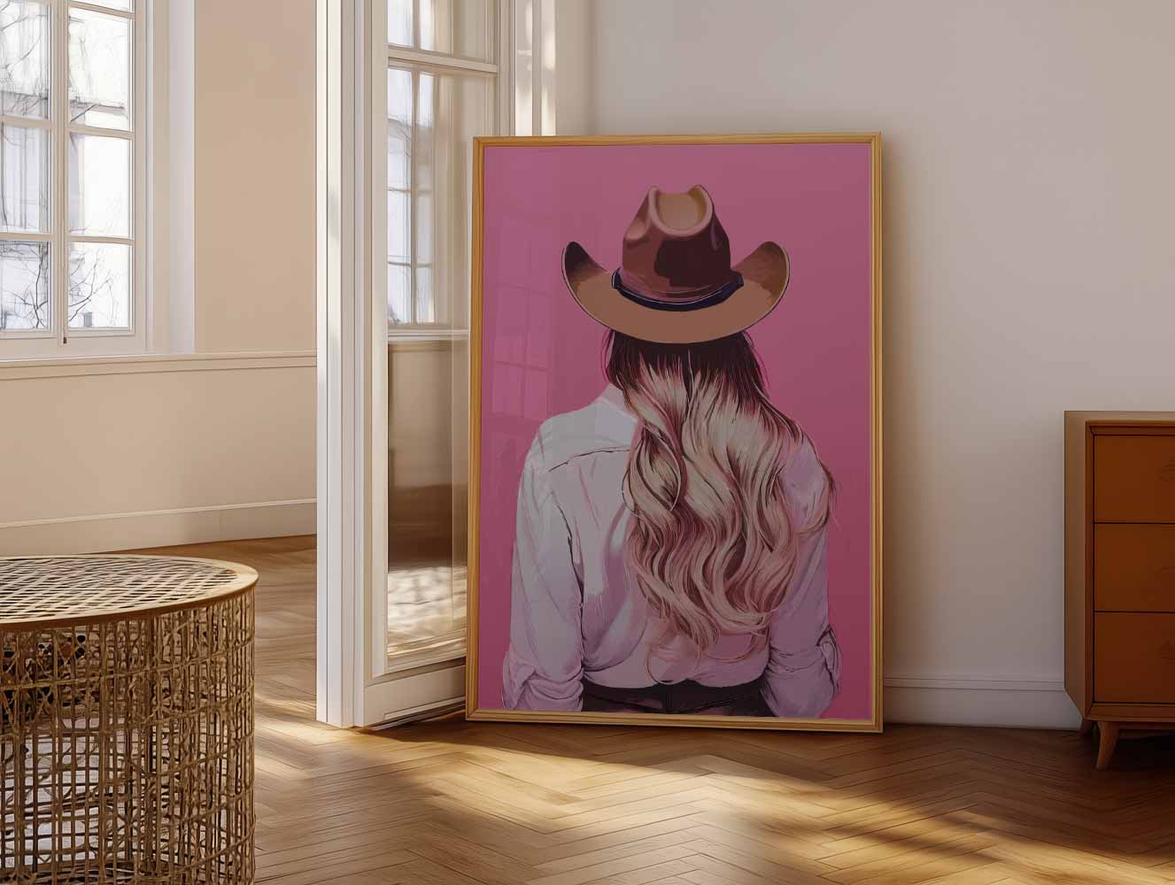 Stijlvolle Cowgirl Poster