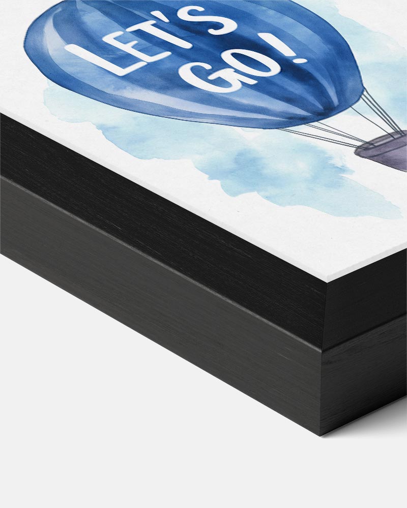 Inspirerende Luchtballon Poster
