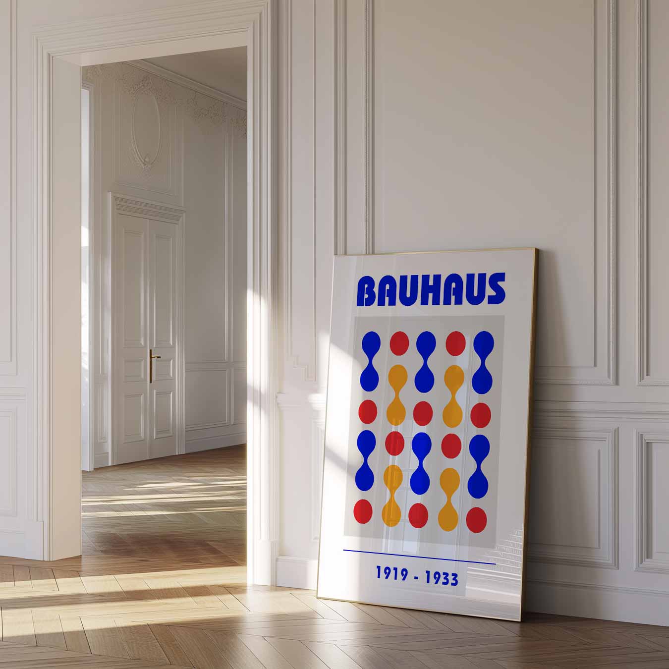 Retro Bauhaus Kunstposter