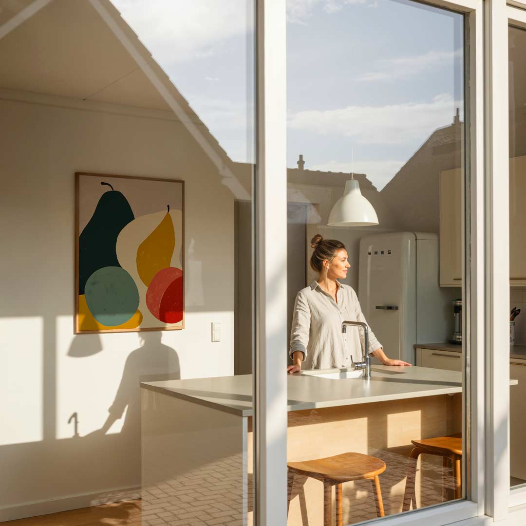 Abstracte Fruitkunst Poster-WallArtistic