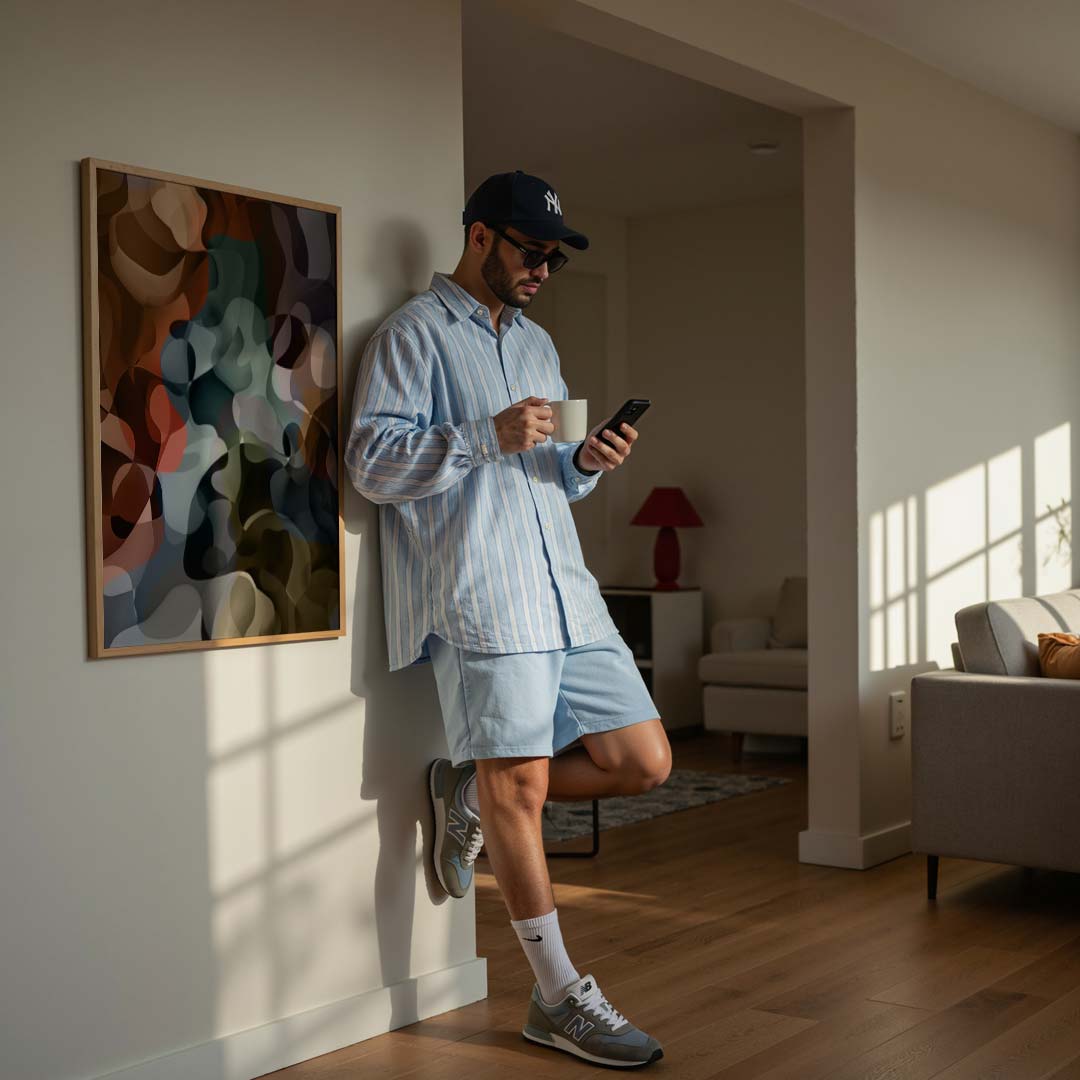 Kleurrijke Abstracte Vormen Poster-WallArtistic