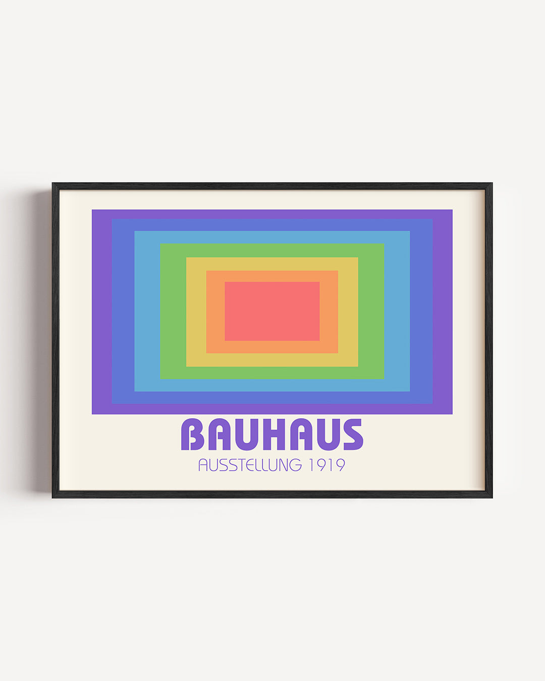 Vorm en kleurvlakken Poster
