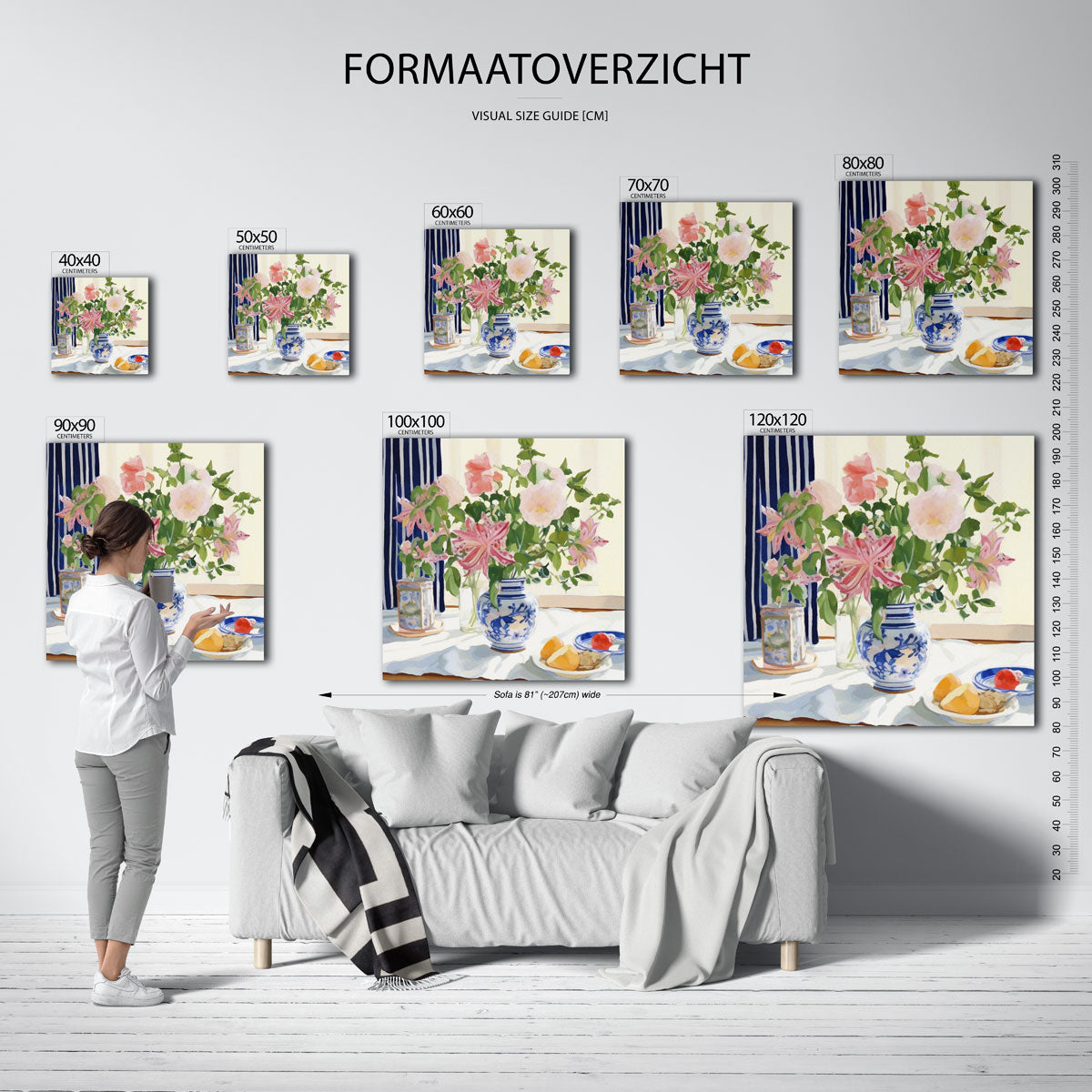 Bloemen en fruit Poster