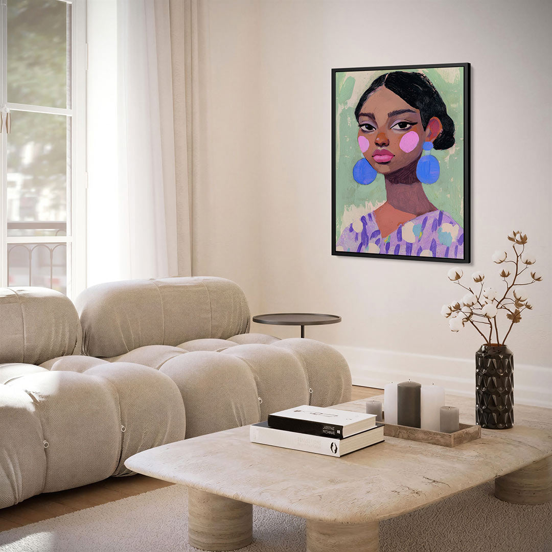 Vrouwelijk portret Kunstwerk