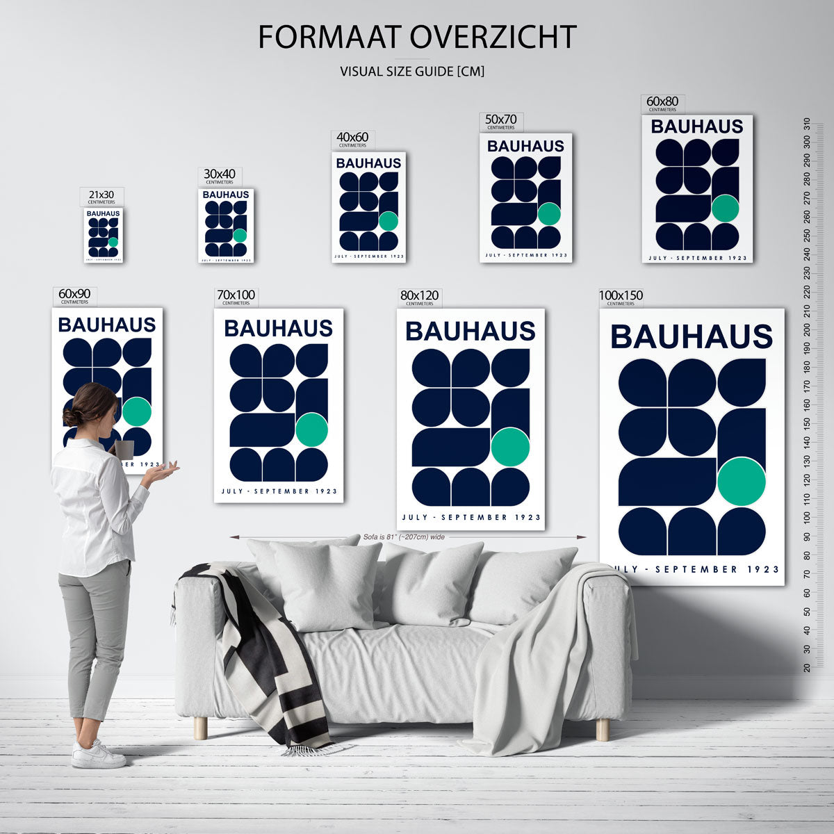 Vorm en kleur Poster