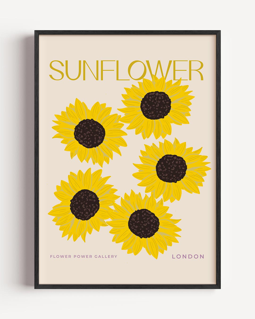 Stralende Zonnebloemen Poster-WallArtistic