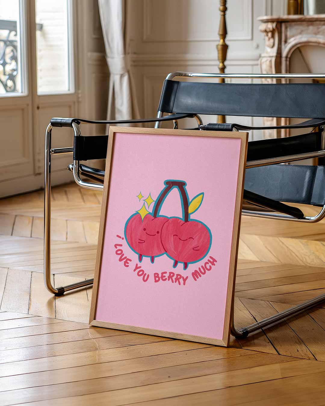 Schattige Kersen Liefdesposter