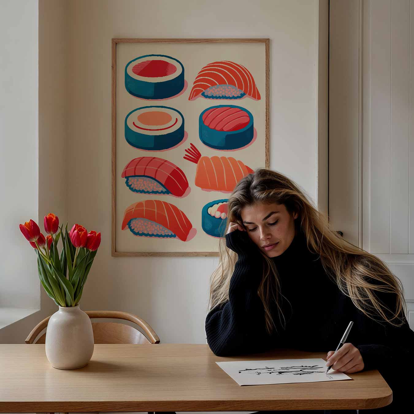 Sushi Vibes Poster-WallArtistic