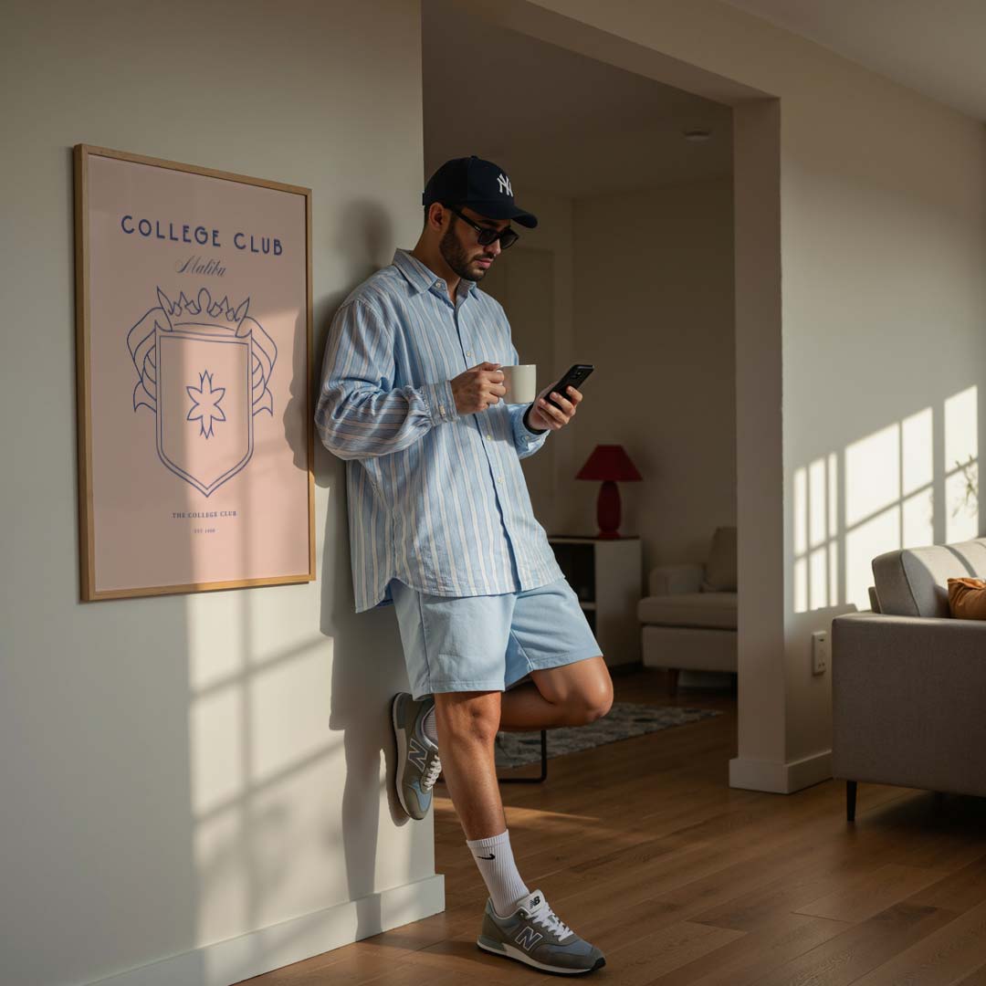 College Club Malibu Poster-WallArtistic