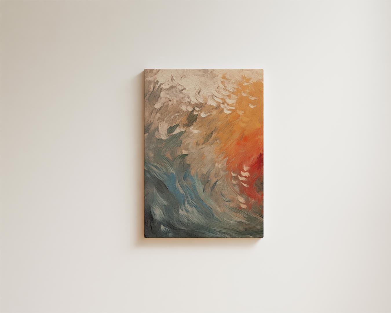 Vloed van Kleuren Kunstwerk-canvas-dibond-plexiglas-wanddecoratie-WallArtistic