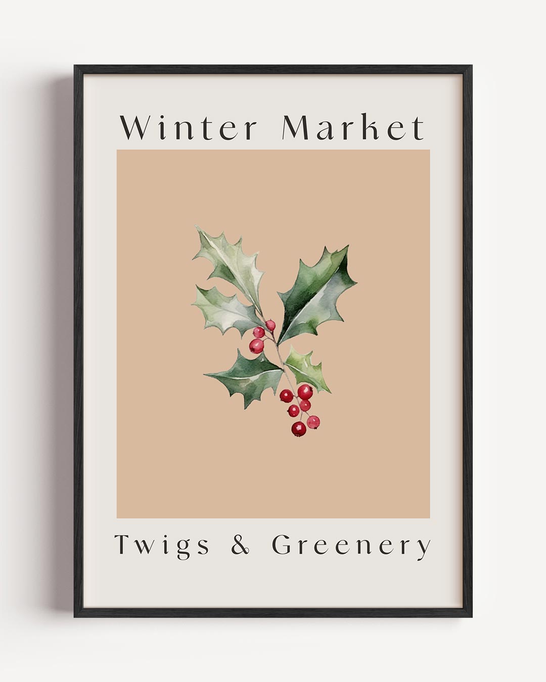 Winter Market Poster-WallArtistic