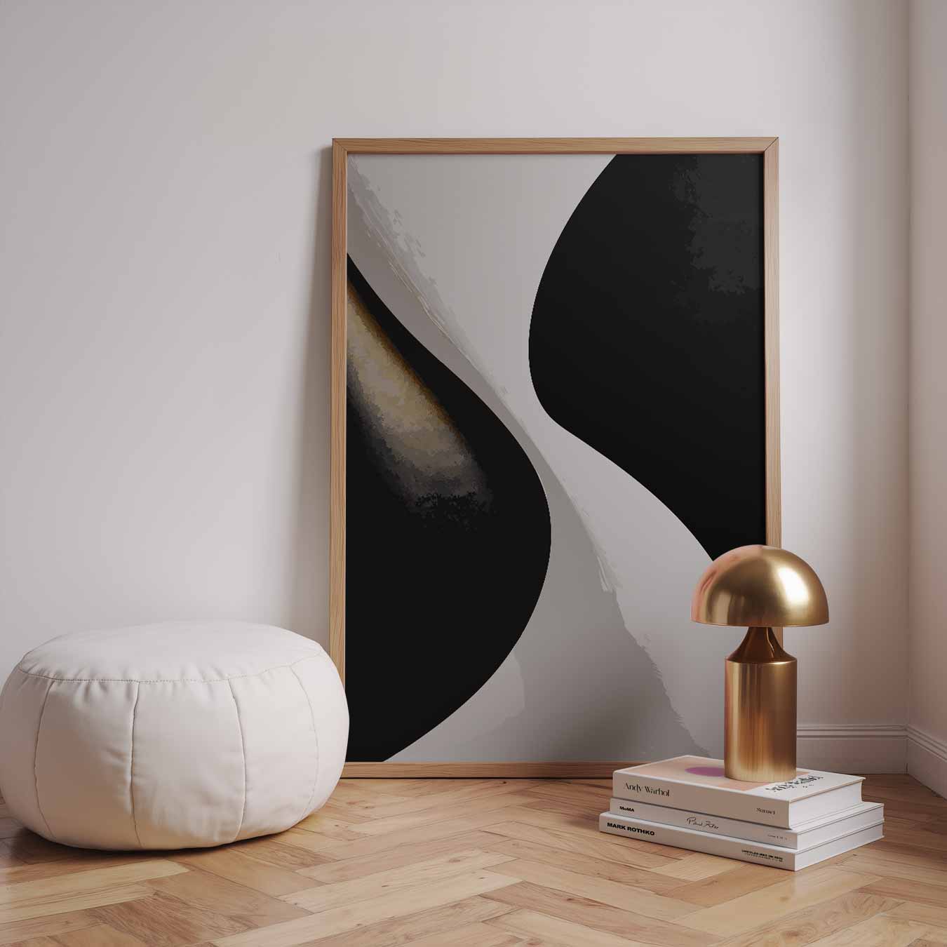 Abstracte Elegantie Poster