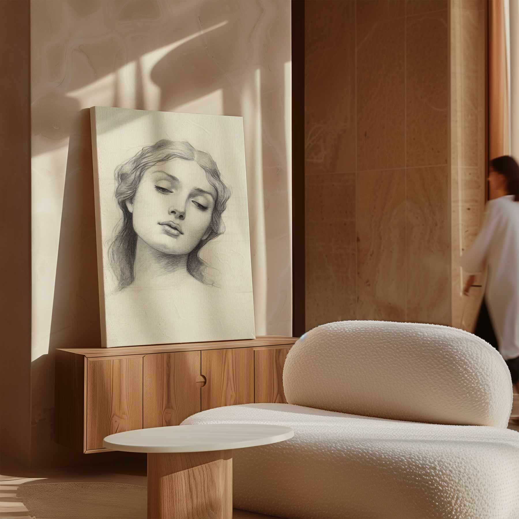 Tijdloze Elegantie Kunstwerk-canvas-dibond-plexiglas-wanddecoratie-WallArtistic