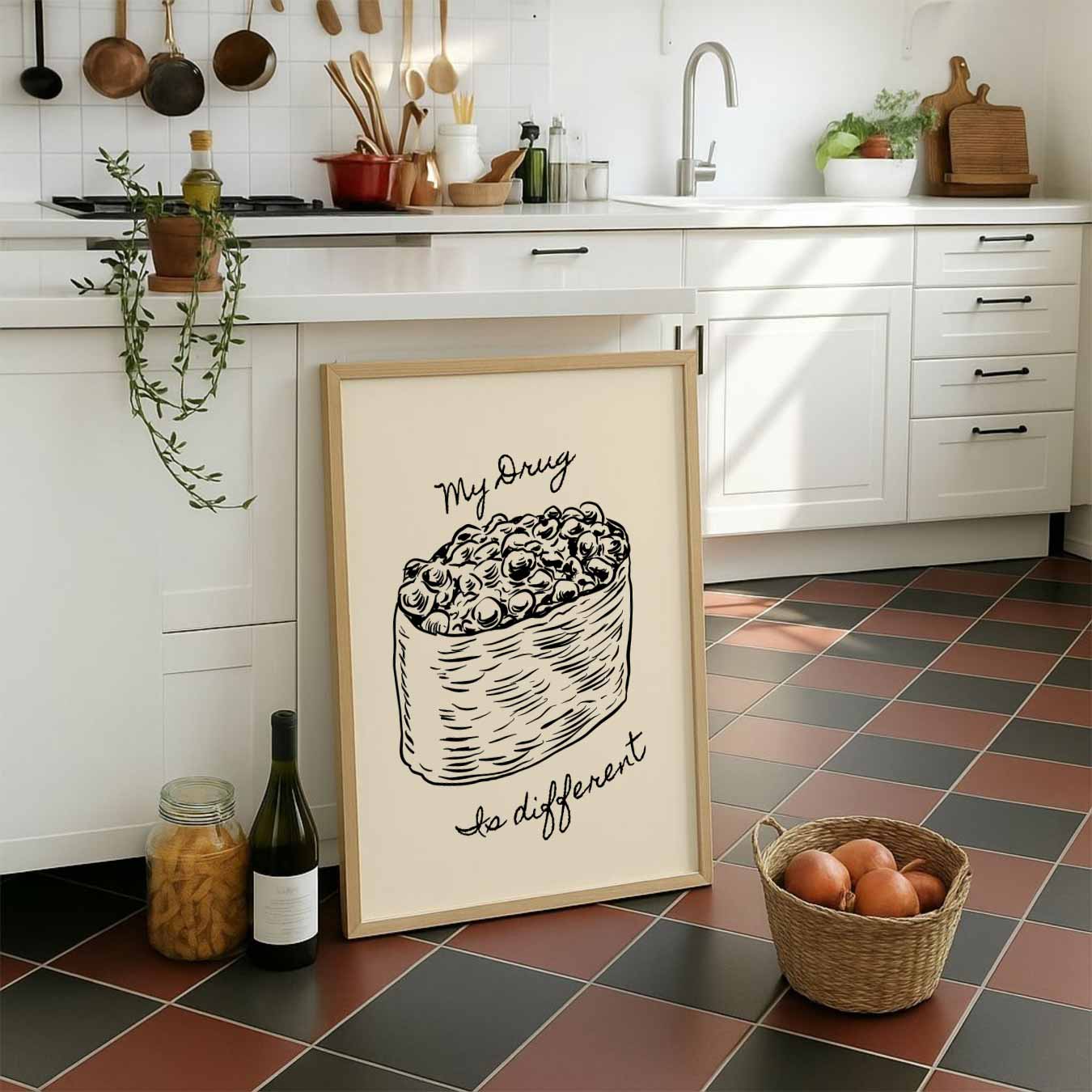 Speelse Snack Inspiratie Poster-WallArtistic