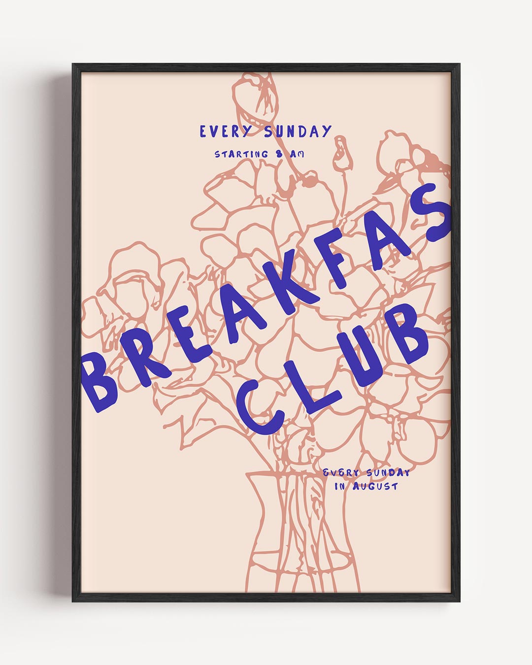 Breakfast Club Zondagen Poster-WallArtistic