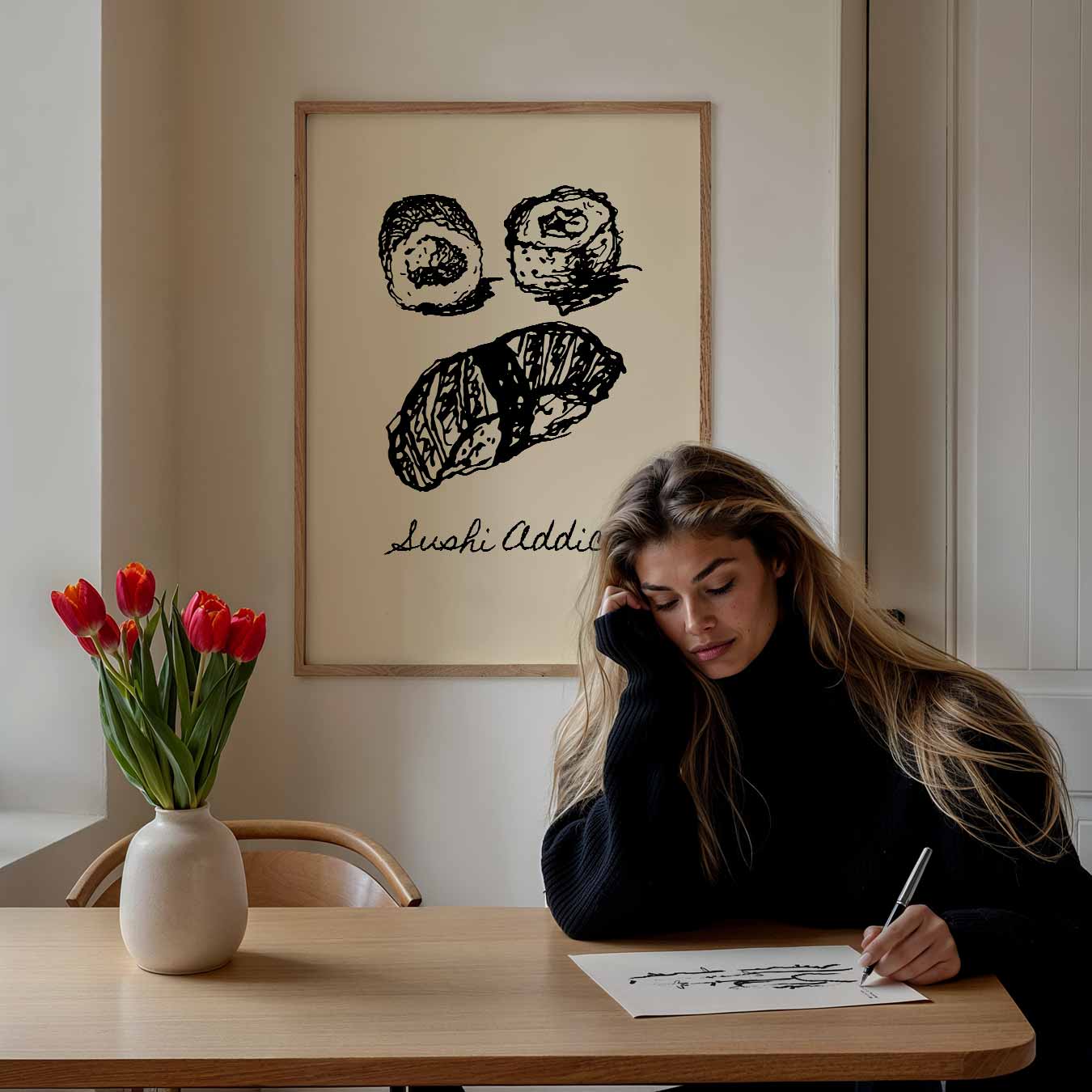 Sushi Addict Poster-WallArtistic