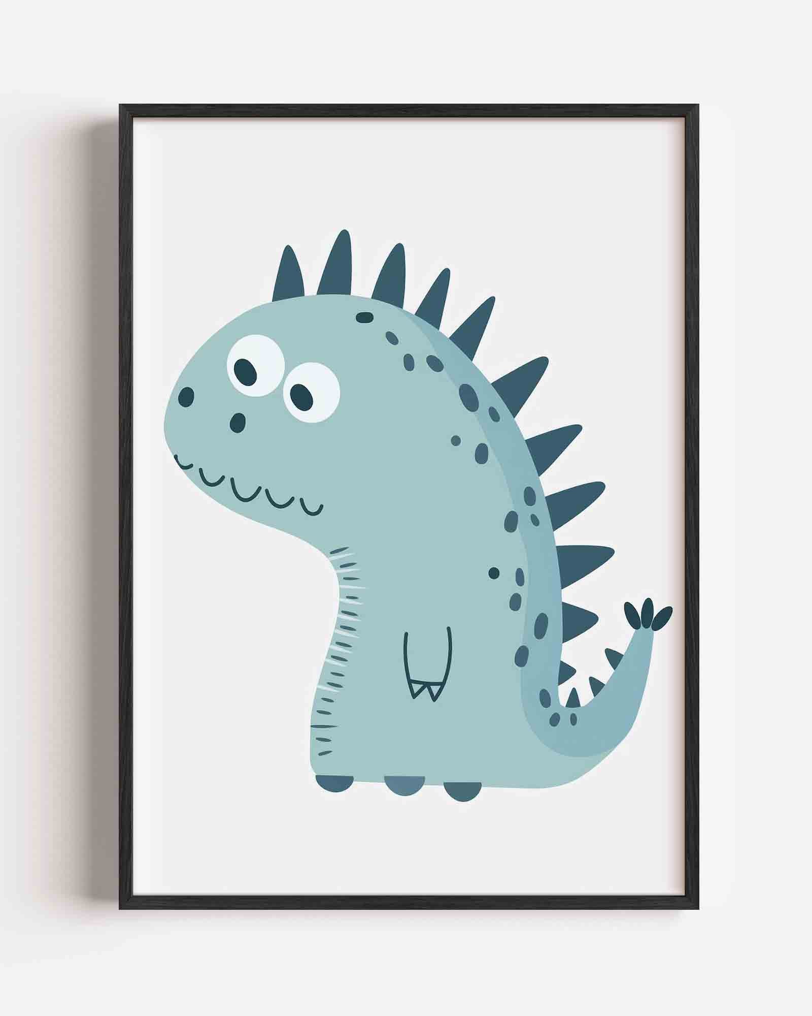 Schattige dinosaurus Poster