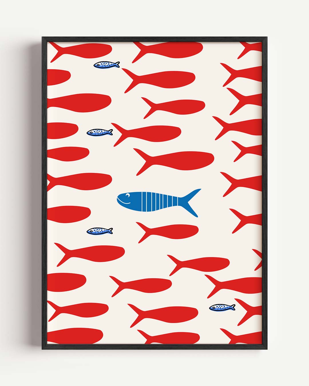 Unieke Extra Grote Vis Poster-WallArtistic