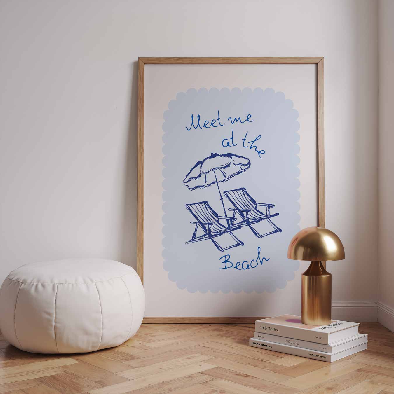 Zomerse Stranduitnodiging Poster