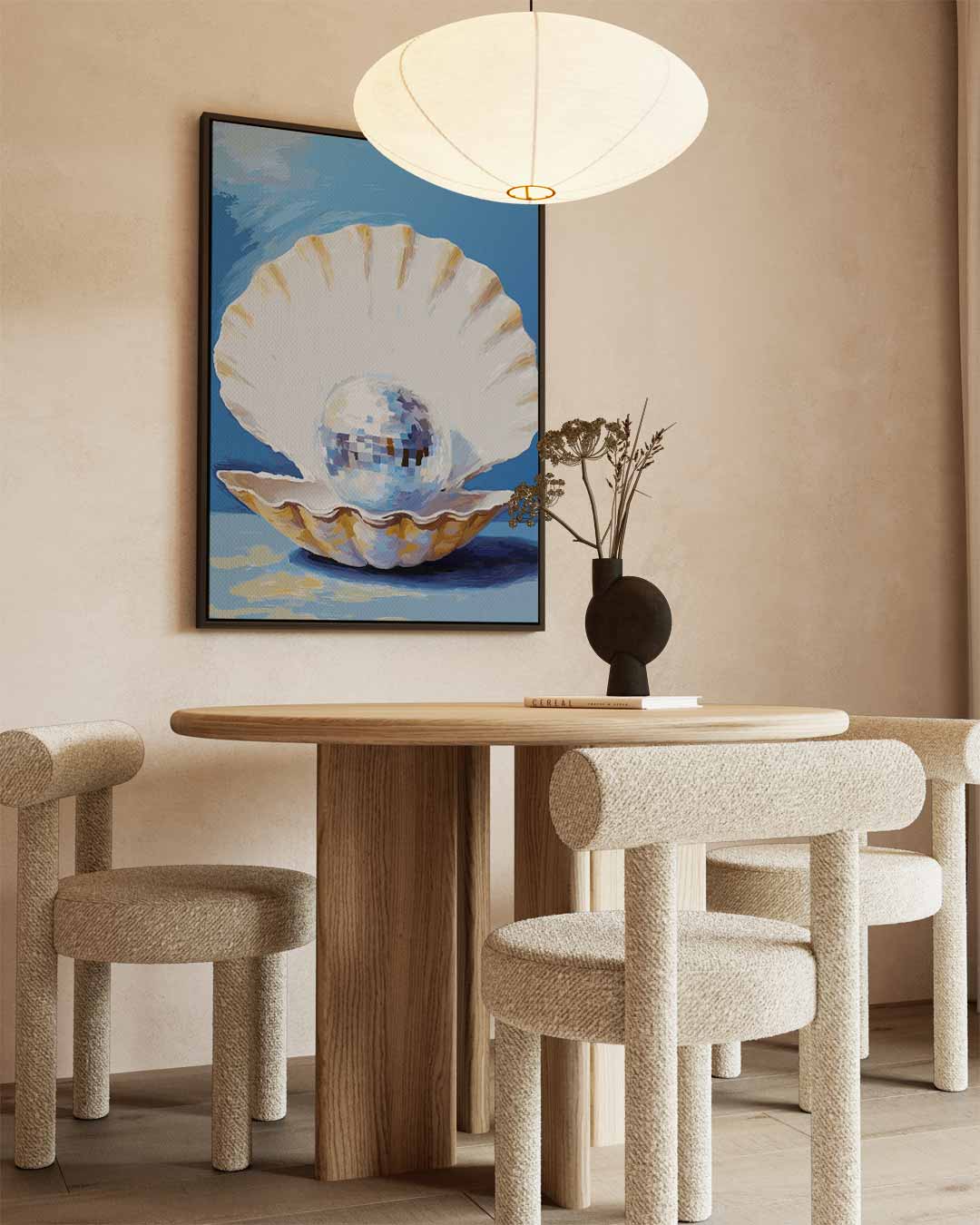 Parel van de Disco Kunstwerk-canvas-dibond-plexiglas-wanddecoratie-WallArtistic