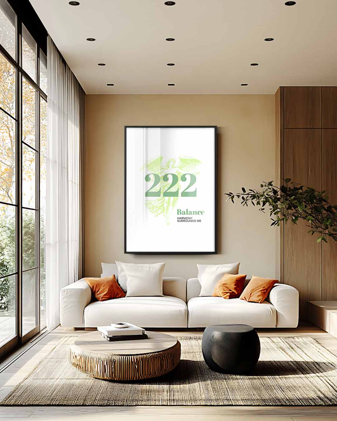 Engelenbalans Poster Kunstwerk-canvas-dibond-plexiglas-wanddecoratie-WallArtistic