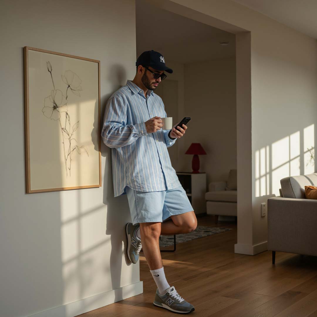 Elegante Bloemillustratie Poster-WallArtistic