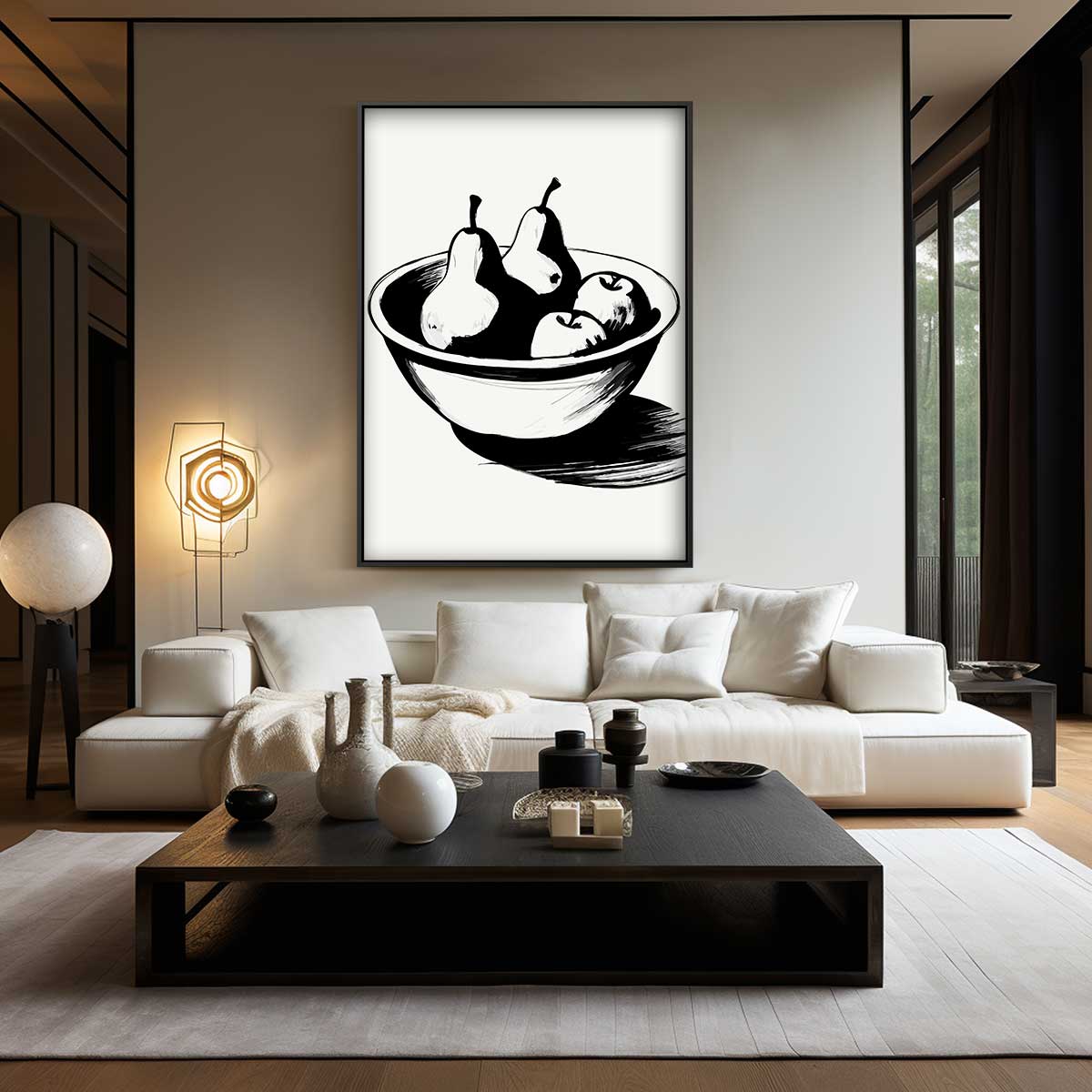 Tijdloze Fruitschaal Kunstwerk-canvas-dibond-plexiglas-wanddecoratie-WallArtistic