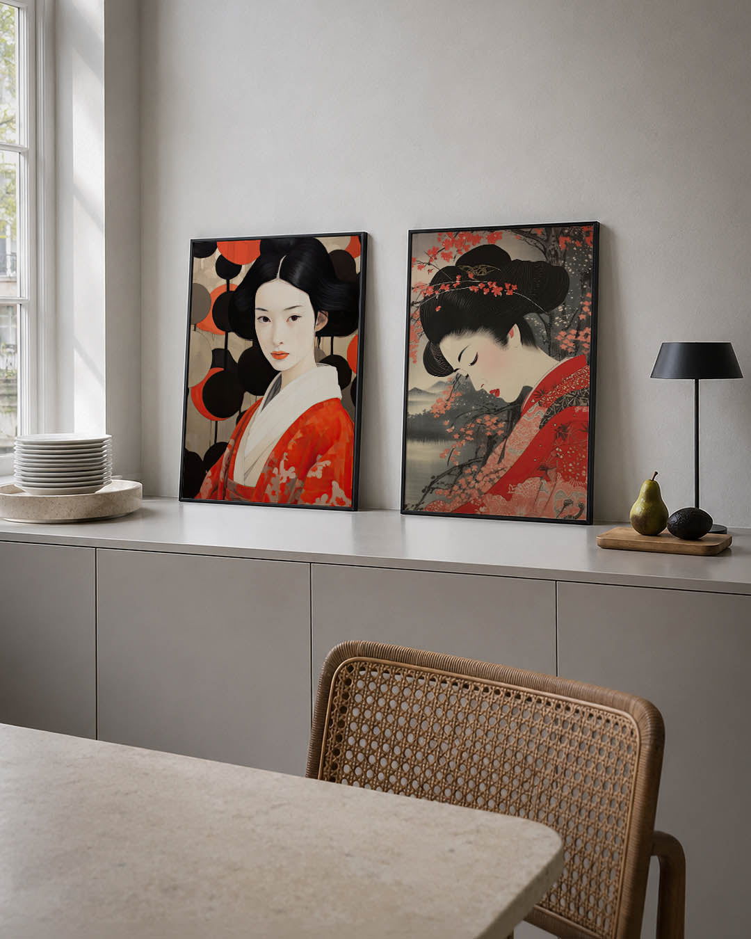 Vormen en vlakken Posterset