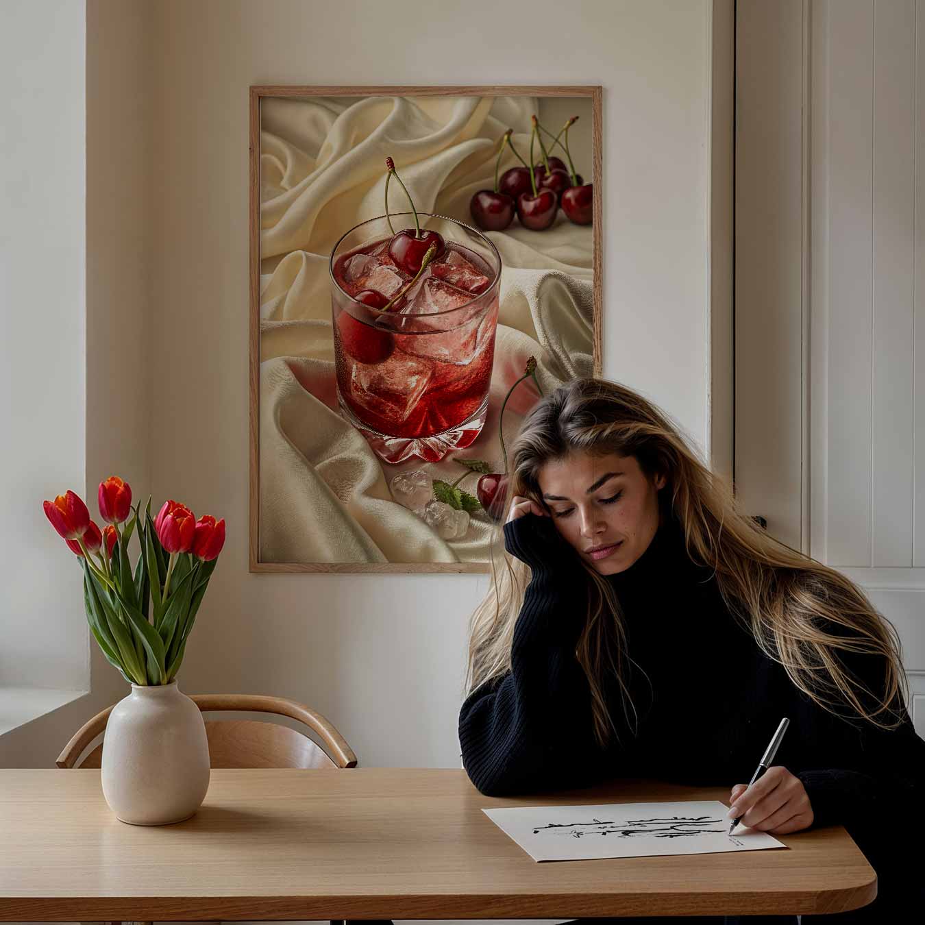Verfrissende Kersenluxe Poster