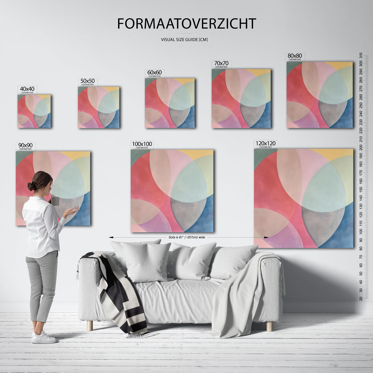 Abstracte vormen Poster
