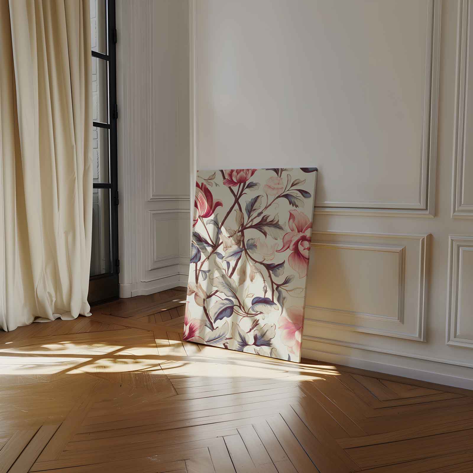 Tijdloze Bloemenpracht Kunstwerk-canvas-dibond-plexiglas-wanddecoratie-WallArtistic