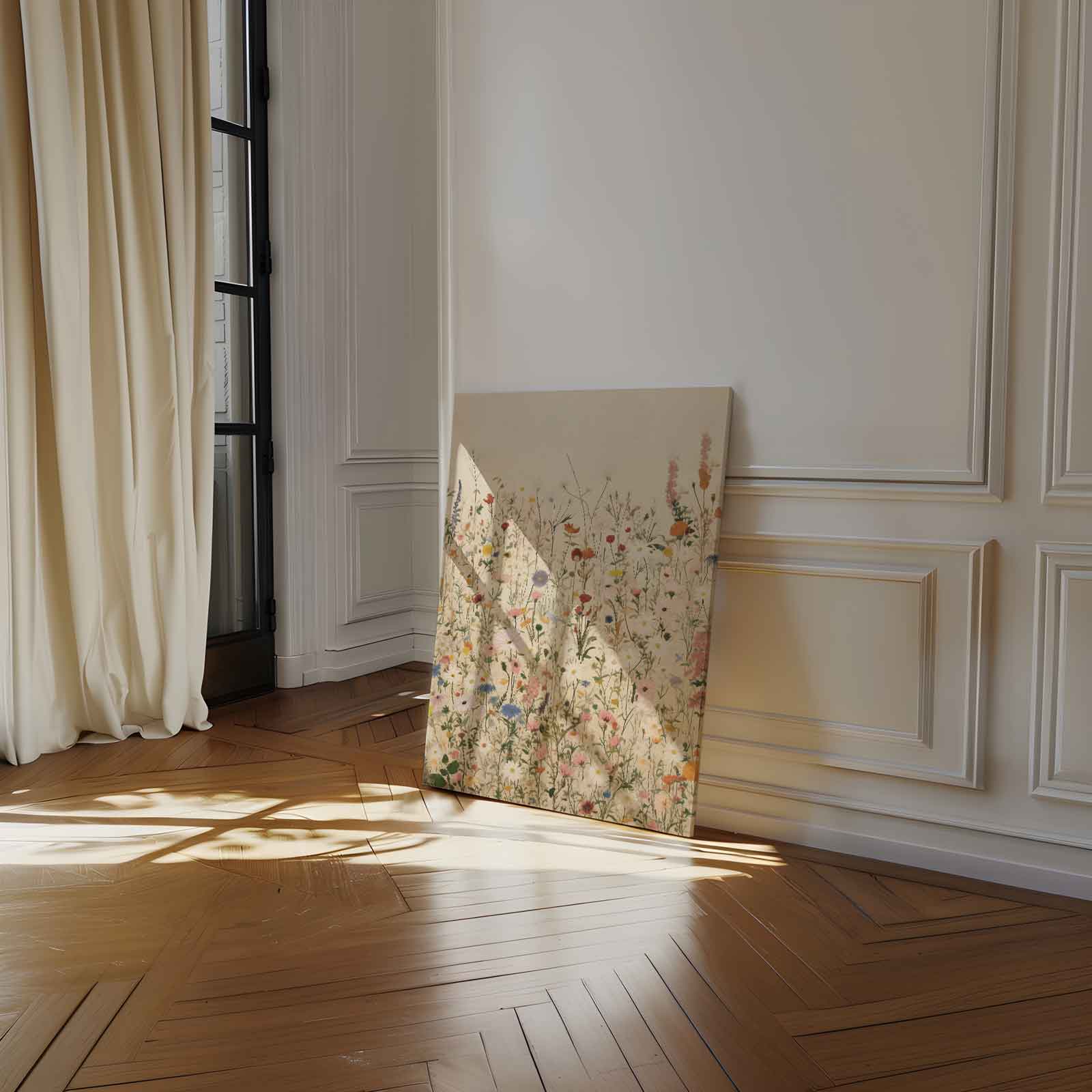 Veld Vol Wildbloemen Kunstwerk-canvas-dibond-plexiglas-wanddecoratie-WallArtistic