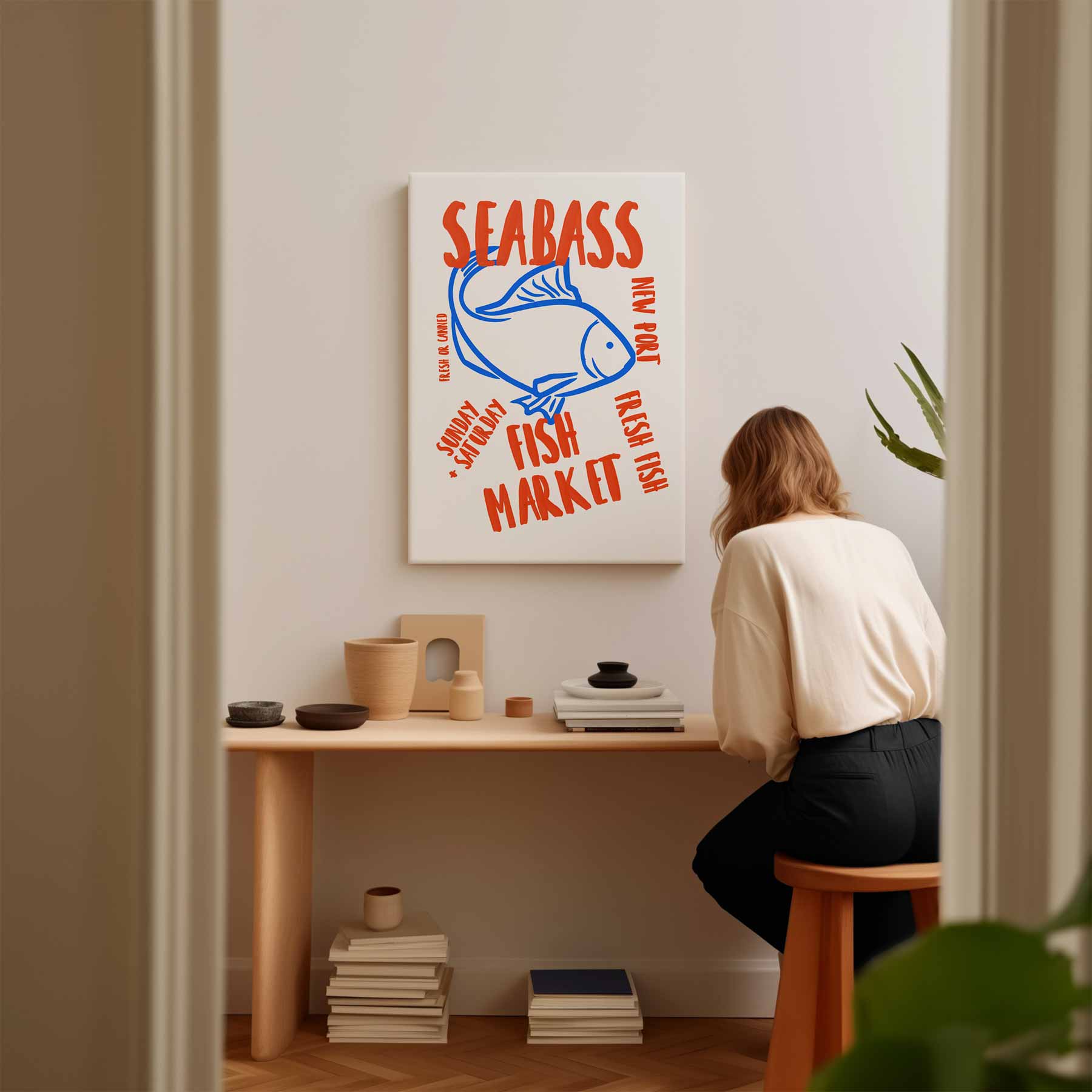 Vismarkt Poster