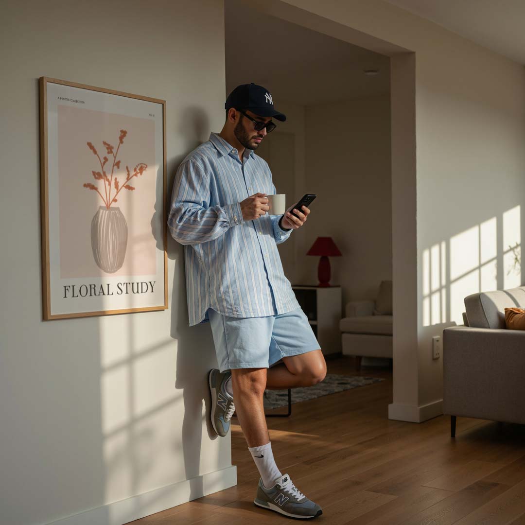 Moderne Bloemenvazen Poster-WallArtistic