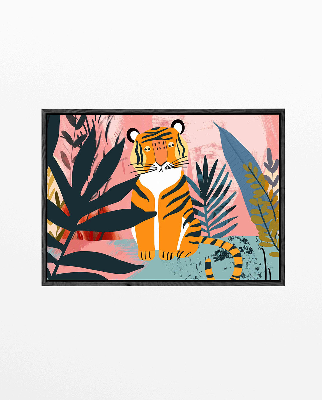Tijger in jungle Kunstwerk