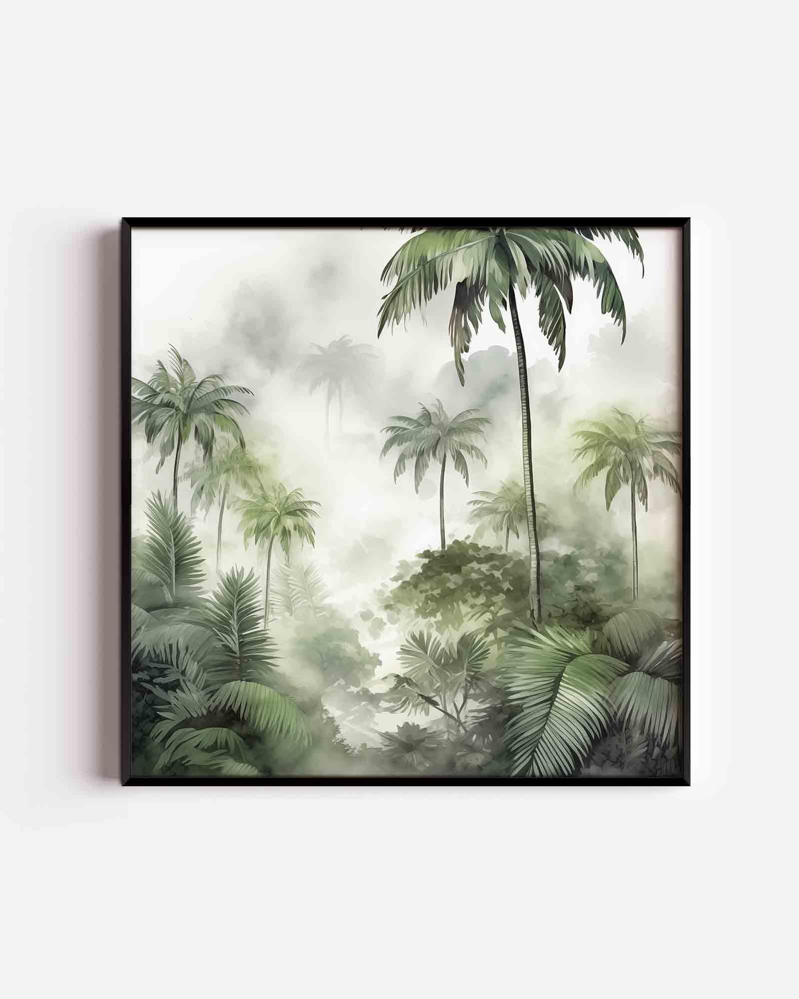 Tropische palmbomen Poster