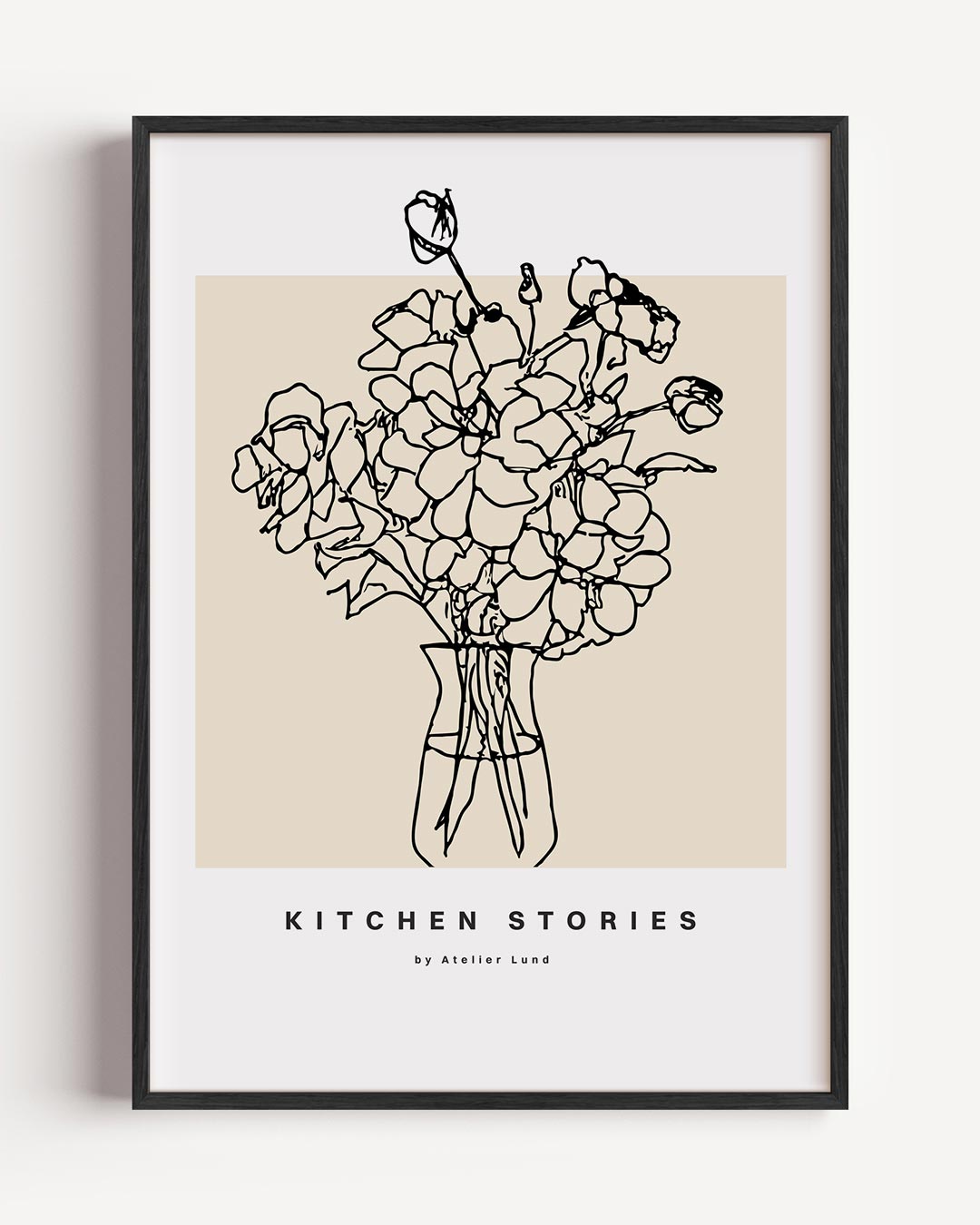 Bloemrijk Minimalisme Poster-WallArtistic