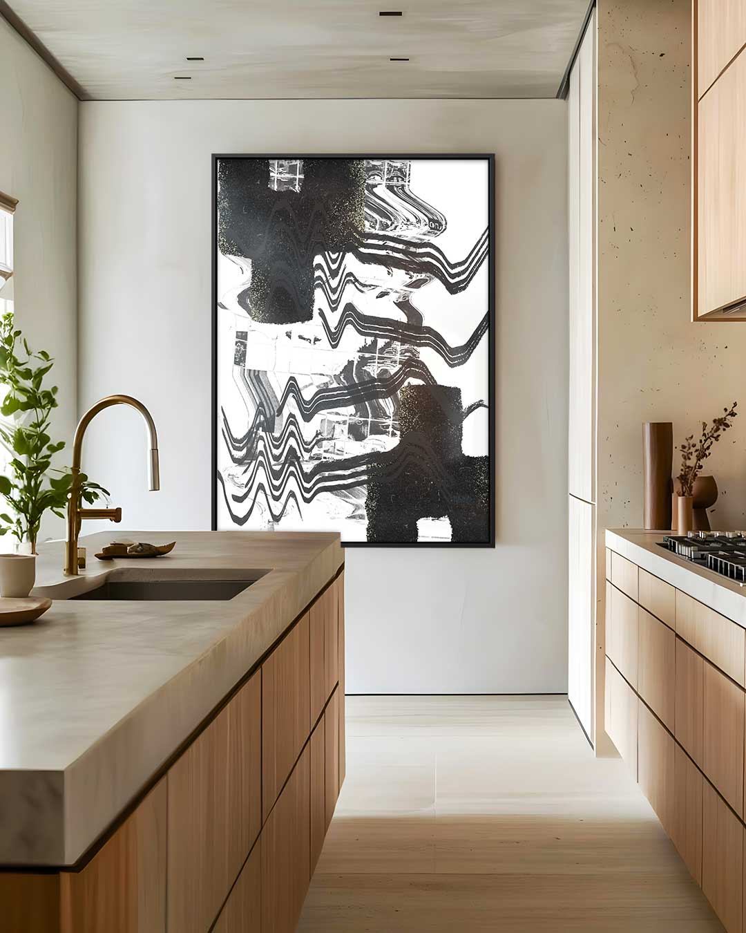 Dynamische Golven Kunstwerk-canvas-dibond-plexiglas-wanddecoratie-WallArtistic