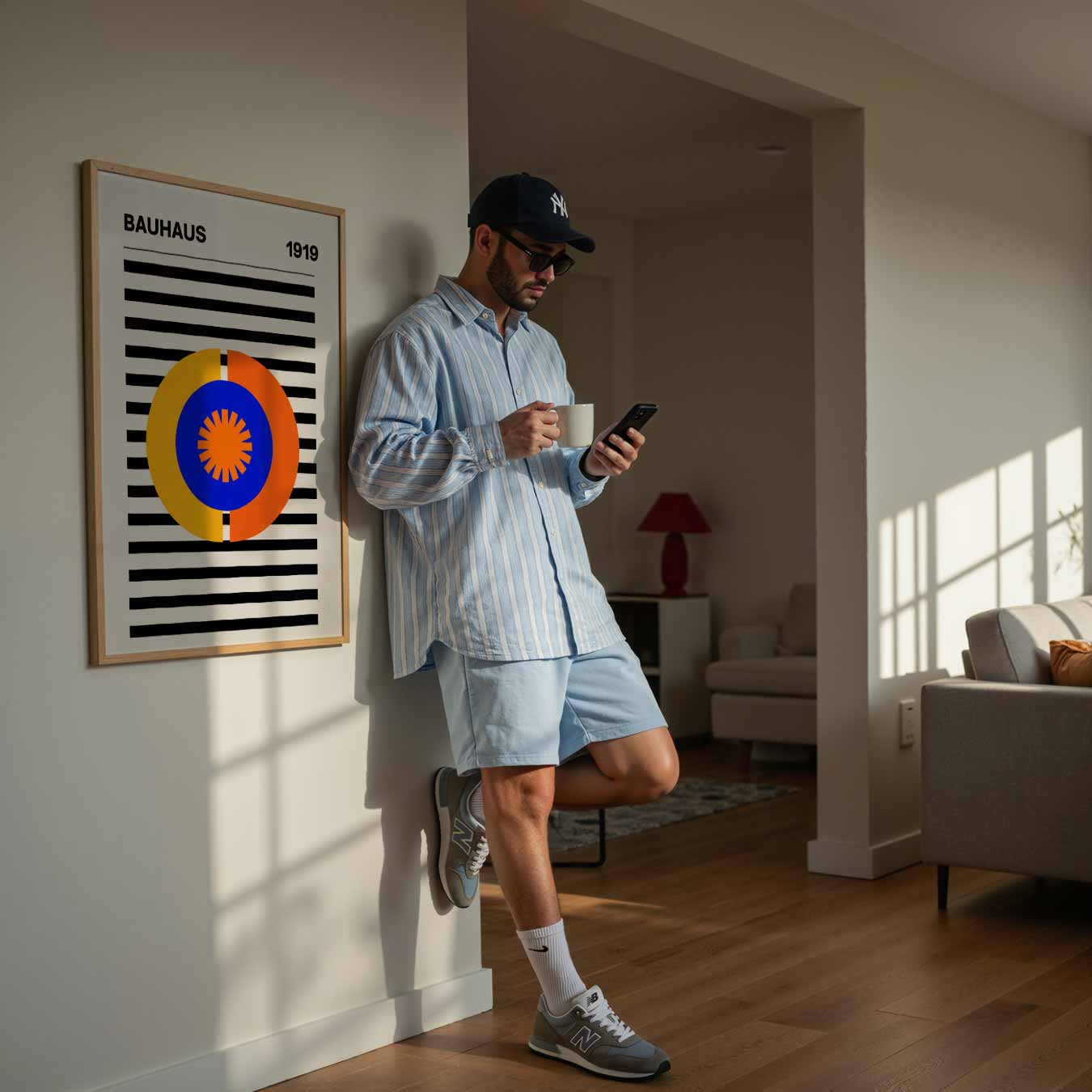 Bauhaus Geometrische Kunstposter-WallArtistic