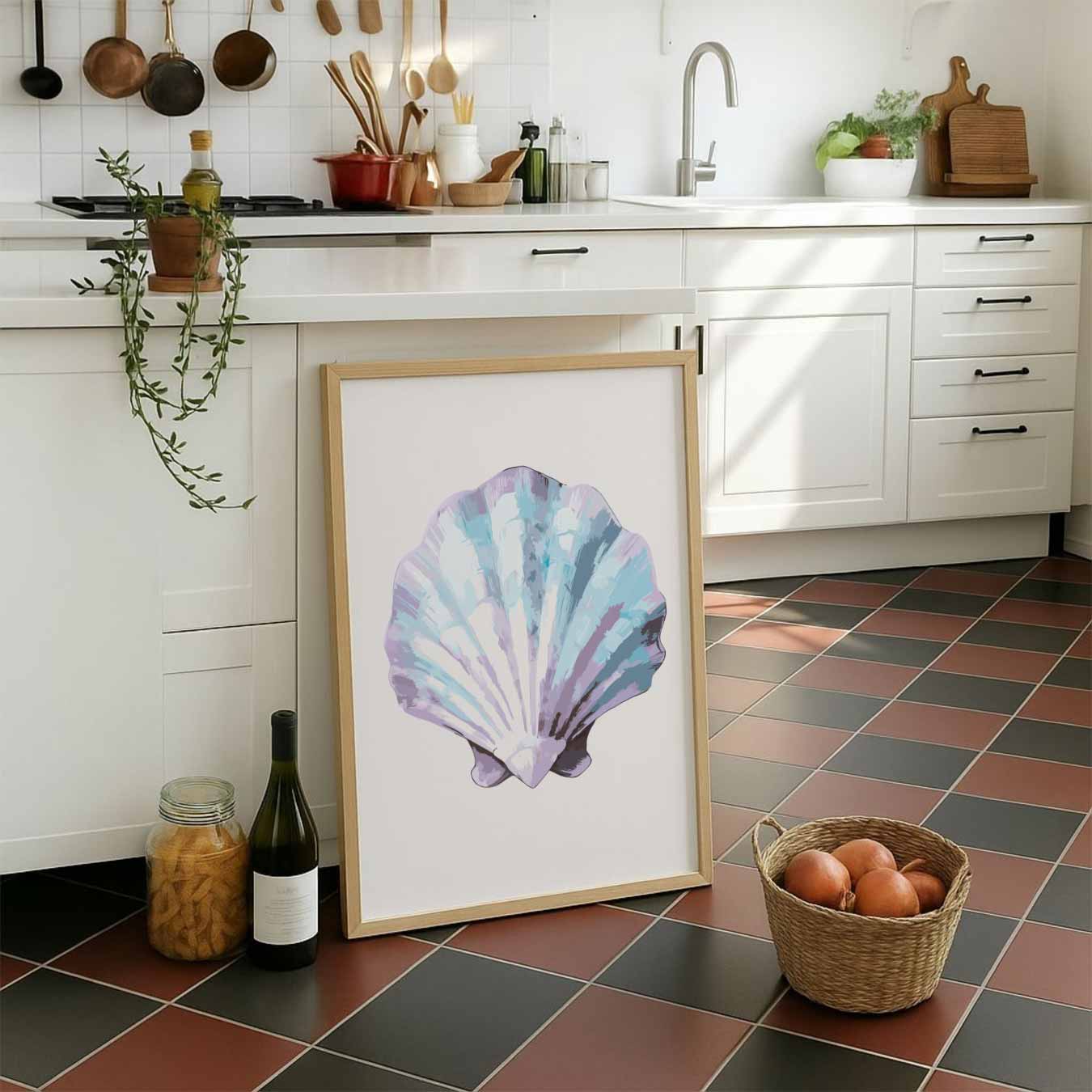 Elegante Zee Schelp Poster-WallArtistic