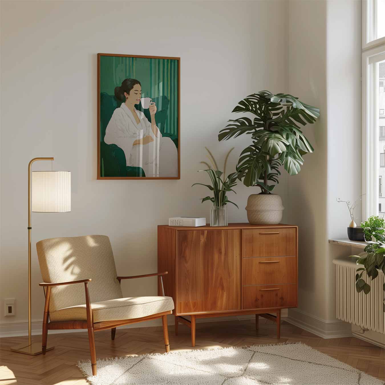 Ontspannende Momenten in Stijl Poster