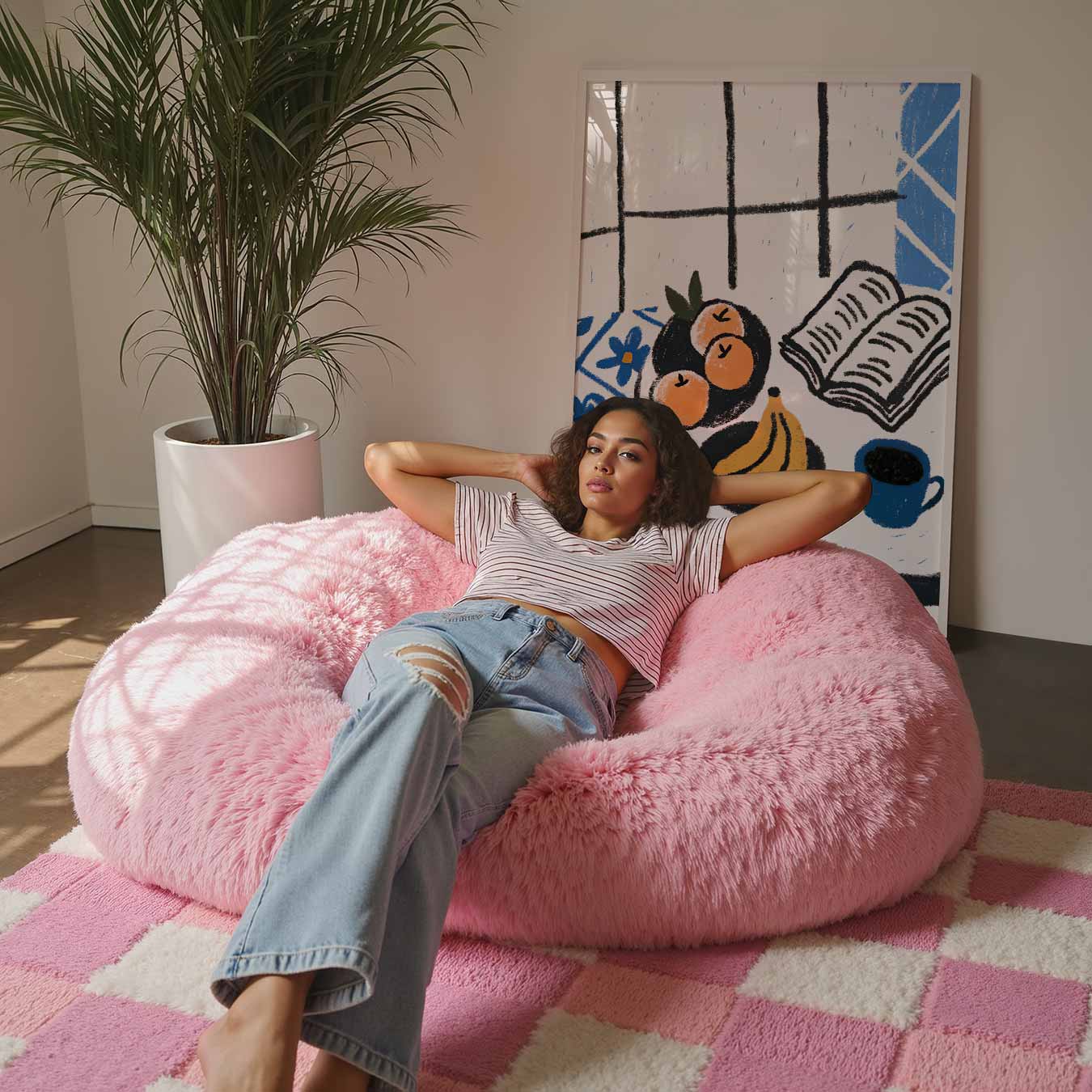 Ontspannen Ochtendmoment Poster-WallArtistic