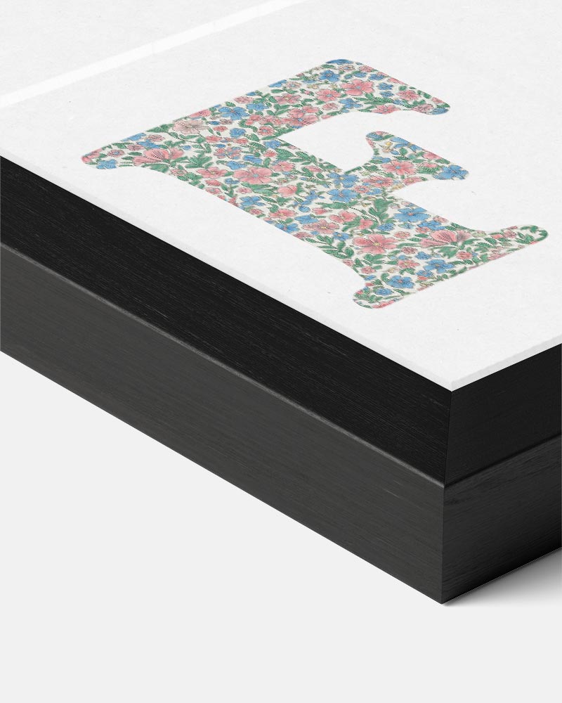 Vrolijke Bloemen Alfabet Poster F Poster