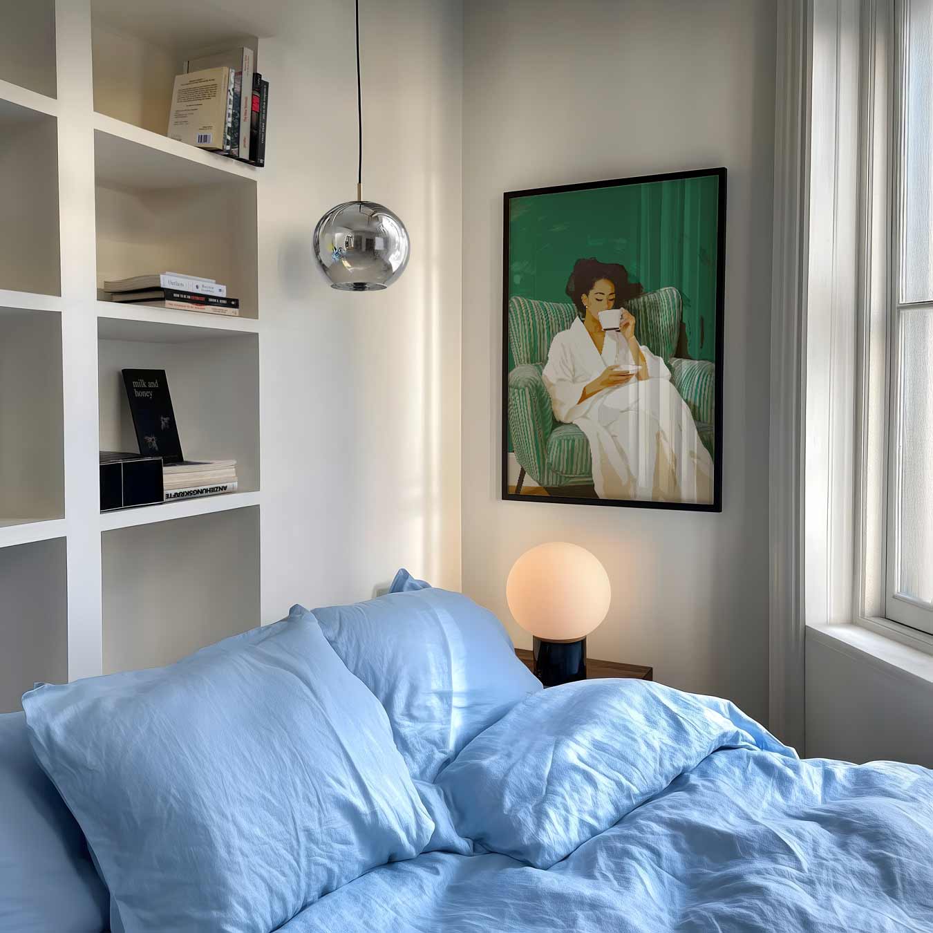 Ontspannen Ochtendmoment Poster-WallArtistic