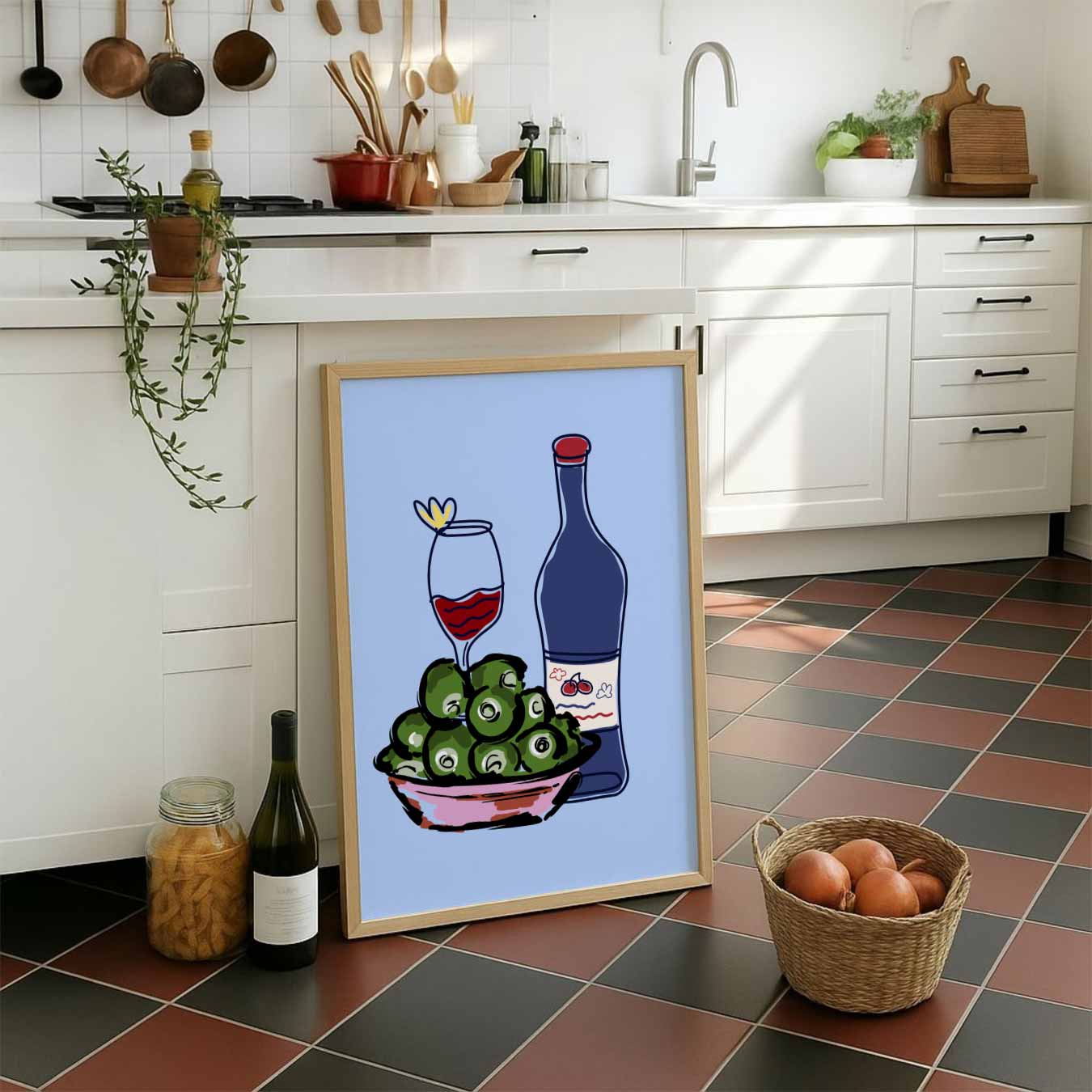 Gezellige Borrel Avond Poster-WallArtistic