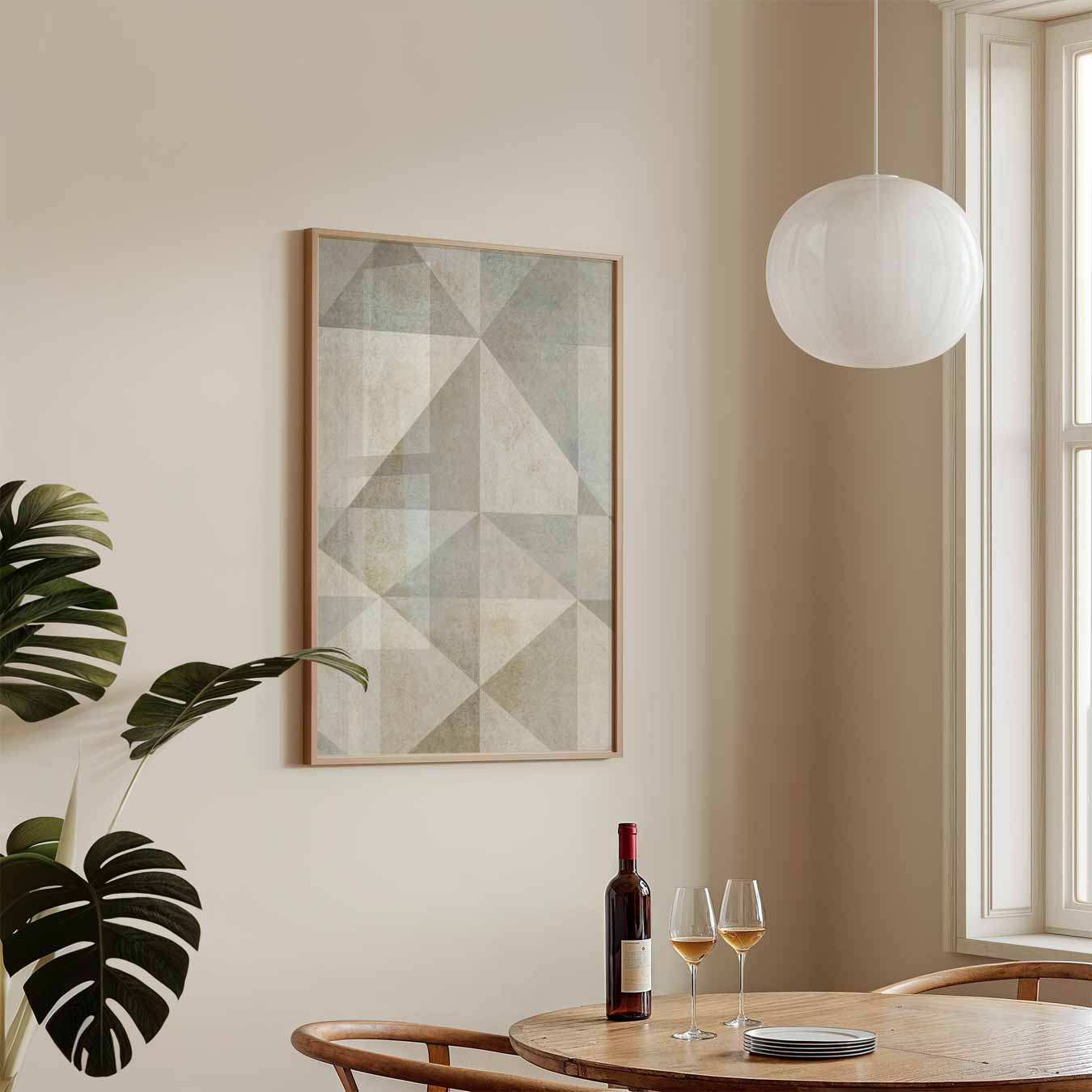 Geometrische Elegantie Poster
