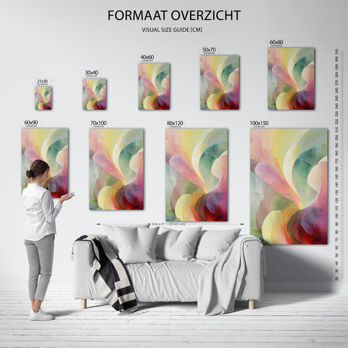 Abstracte vormen Poster