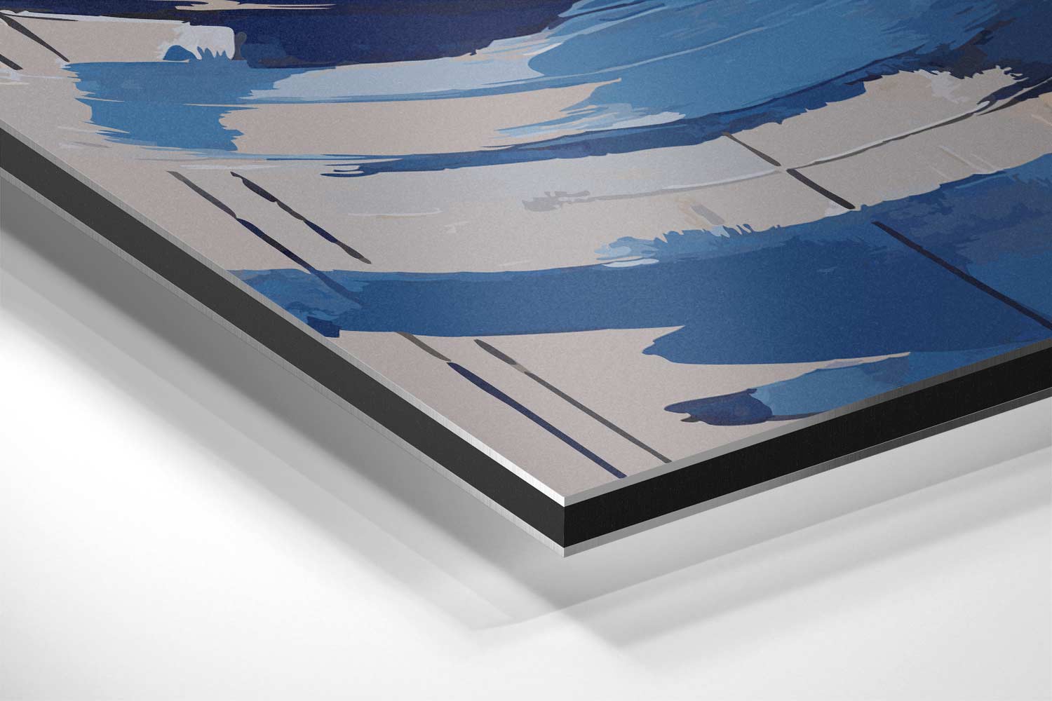 Draaikolk van Kleuren Kunstwerk-canvas-dibond-plexiglas-wanddecoratie-WallArtistic