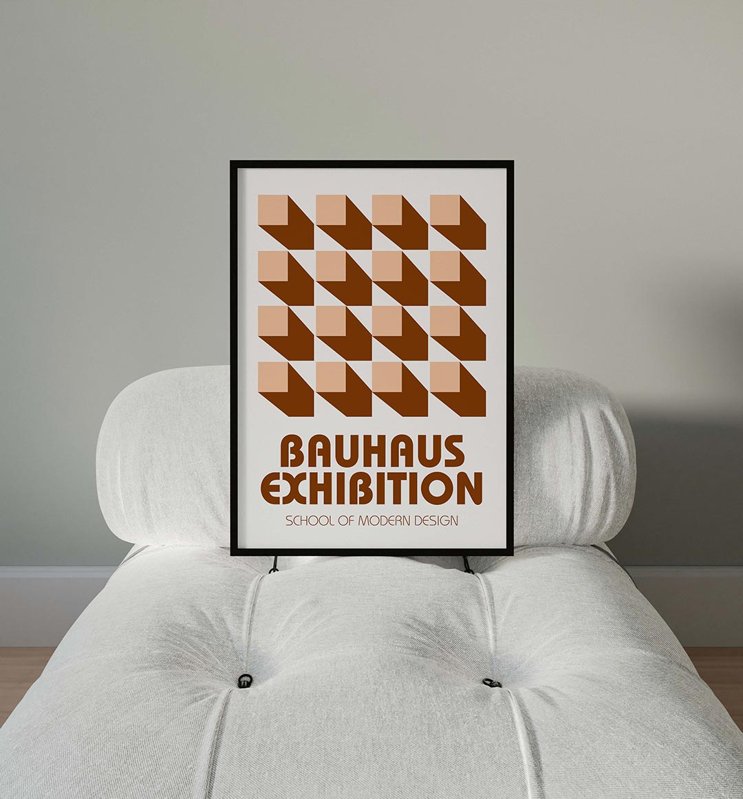 Vorm en schaduw Poster